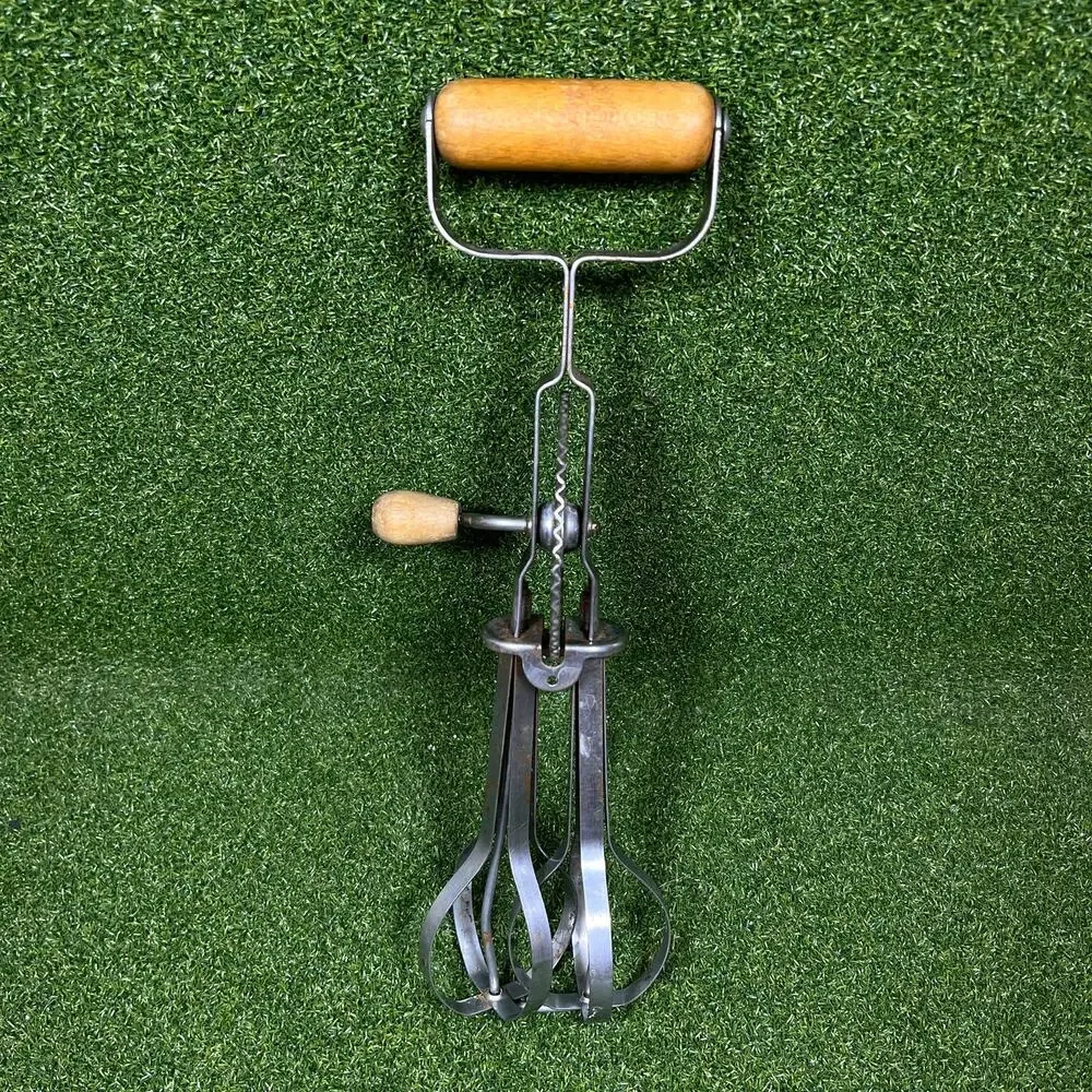 Vintage EKCO Products A&J Hand Mixer Beater Manual Mid Century Made In USA